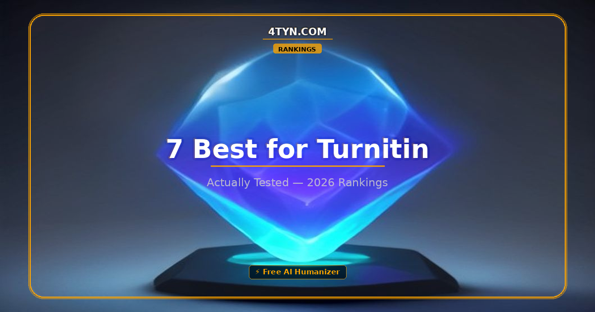 7 Best AI Humanizers for Turnitin in 2026 (Actually Tested)